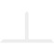 Ekena Millwork Portland Architectural Grade PVC Gable Bracket, 72"W x 42"H x 2"D x 4"F, 14/12 Pitch GBP072X42X0204POR00 - alternate 4